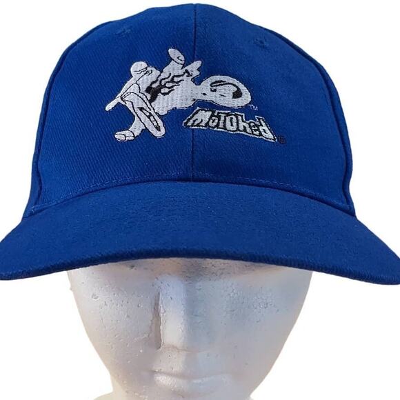 Motohed Ride Dirt Bike Snapback Made USA Blue Baseball Cap Hat NWOT - Picture 6 of 6
